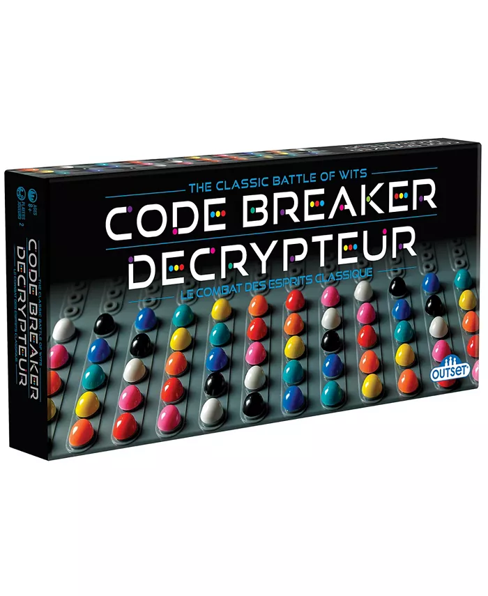 Outset Media Code Breaker The Classic Battle of Wits， Logic Deduction Head-to-head， Strategy Code Creating Cracking Peg Game - Mycitystee