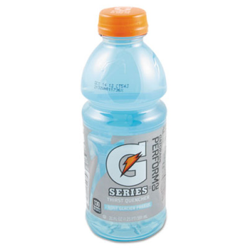 Gatorade G-Series Perform 02 Thirst Quencher， Glacier Freeze， 20 oz Bottle， 24/Carton (32486) - Mycitystee