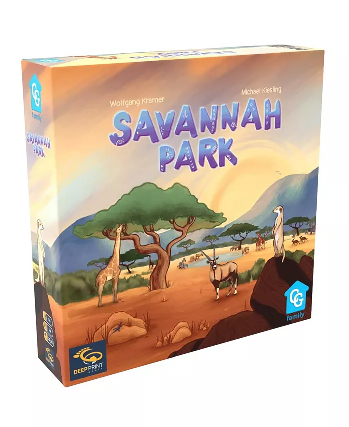 Capstone Games Savannah Park Family Strategy Board Game， 190 Pieces - Mycitystee
