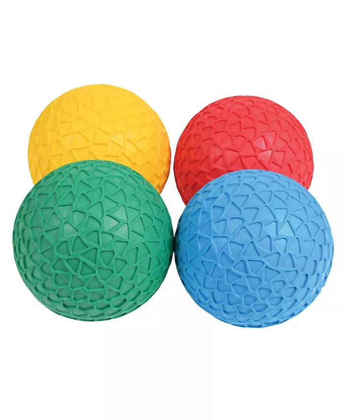 Learning Advantage Easy Grip Honeycomb Surface Textured Balls - Set of 4 - Mycitystee
