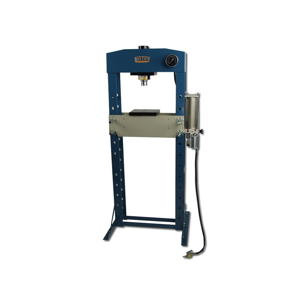 Baileigh HSP-30A H-Frame Press 30 Ton Air/Hand Operated - Mycitystee