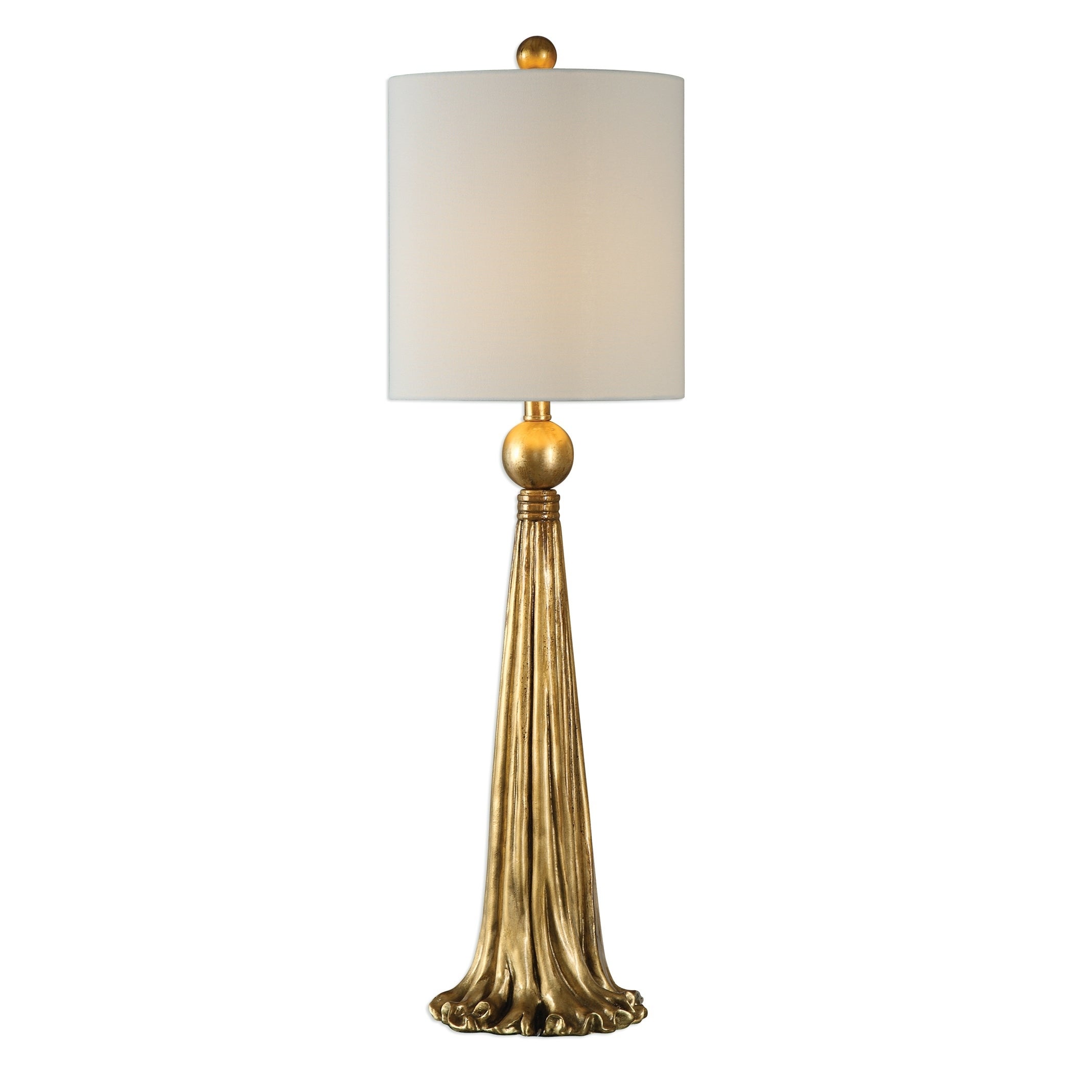 Uttermost Paravani Antiqued Metallic Gold 1-light Table Lamp - Mycitystee