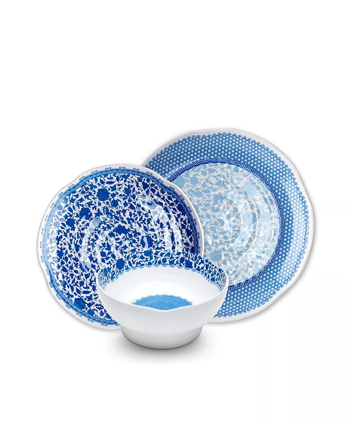 Q Squared Heritage Melamine 12PC Set - Mycitystee