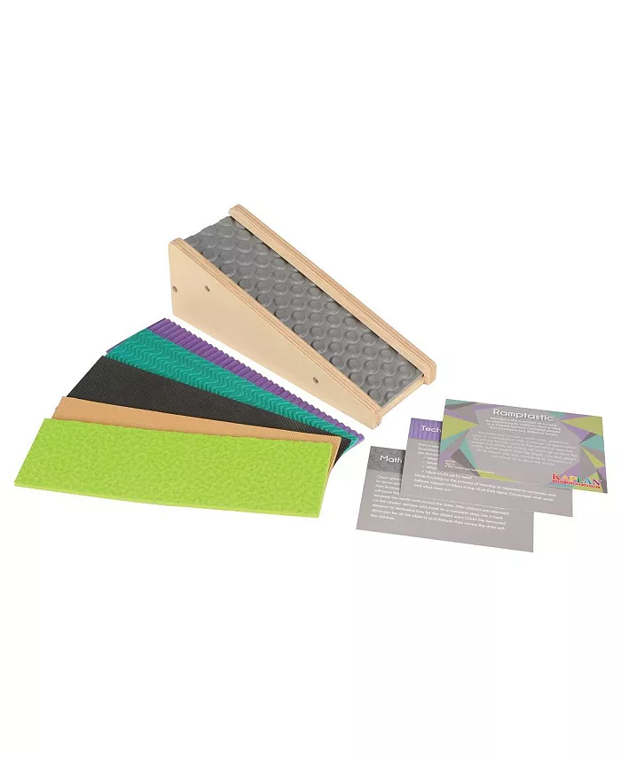 Kaplan Early Learning Ramptastic - STEM Ramp for Testing Velocity on Different Surfaces - Mycitystee