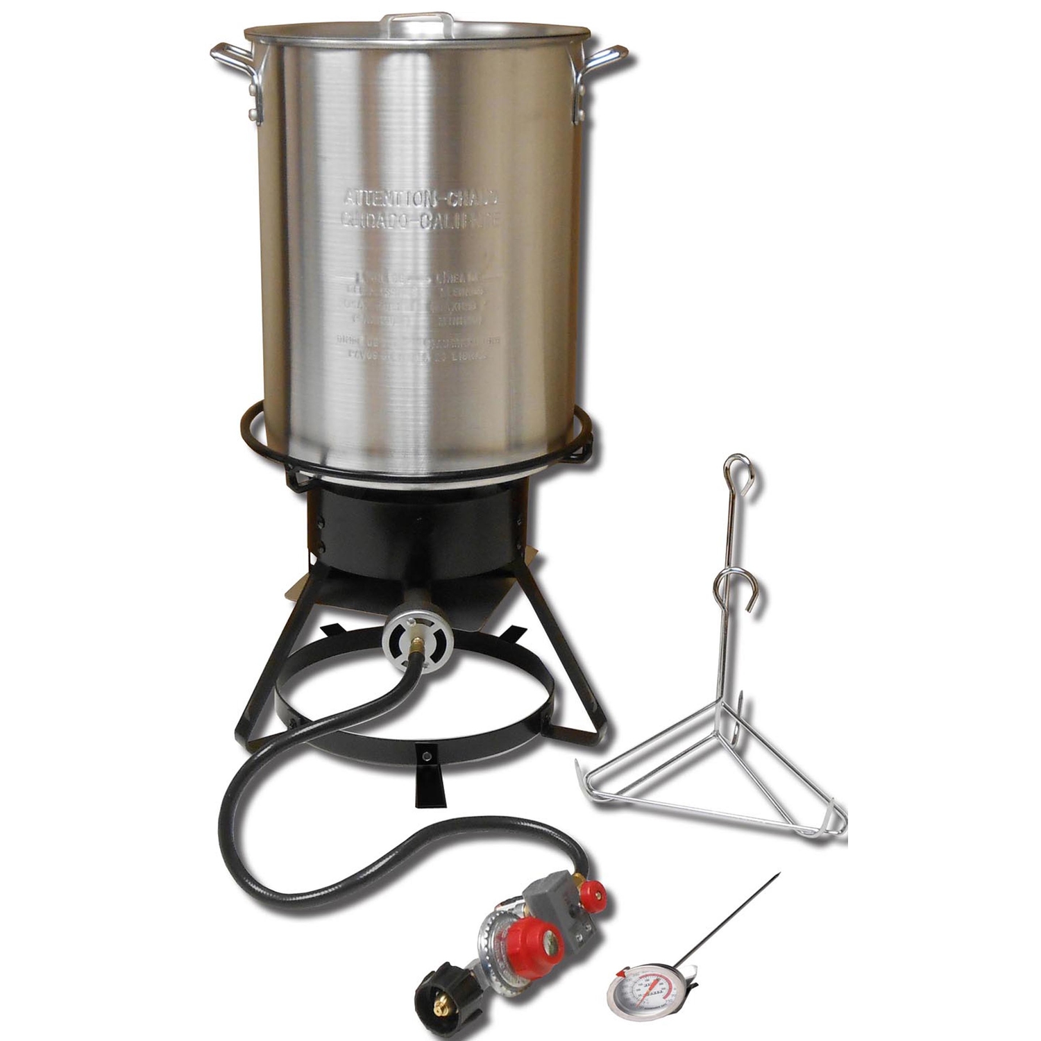 King Kooker 38000 BTU Aluminum Turkey Fryer Kit 29 qt - Mycitystee