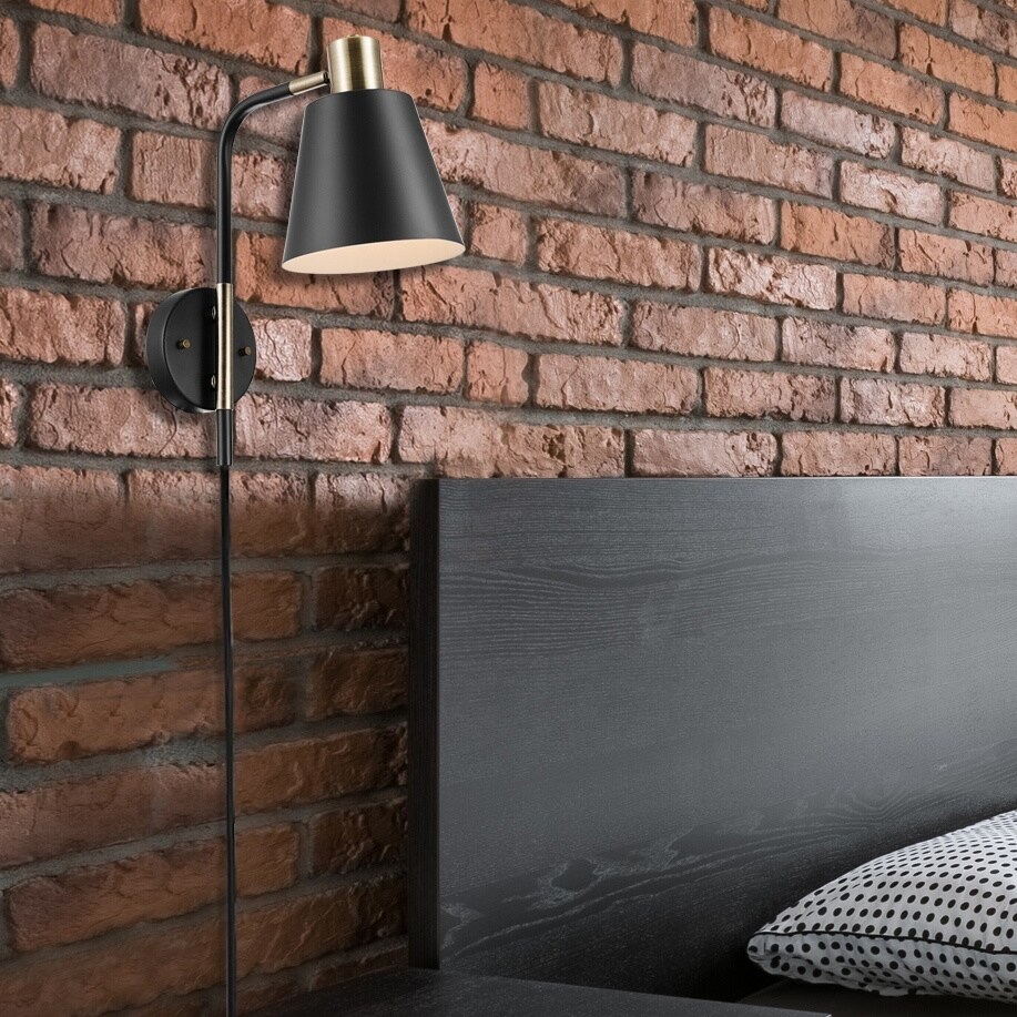 Porch and Den Chrisben 1-light Plug-in or Hardwire Wall Sconce Shopping - The Best Deals on Sconces | 33258332 - Mycitystee
