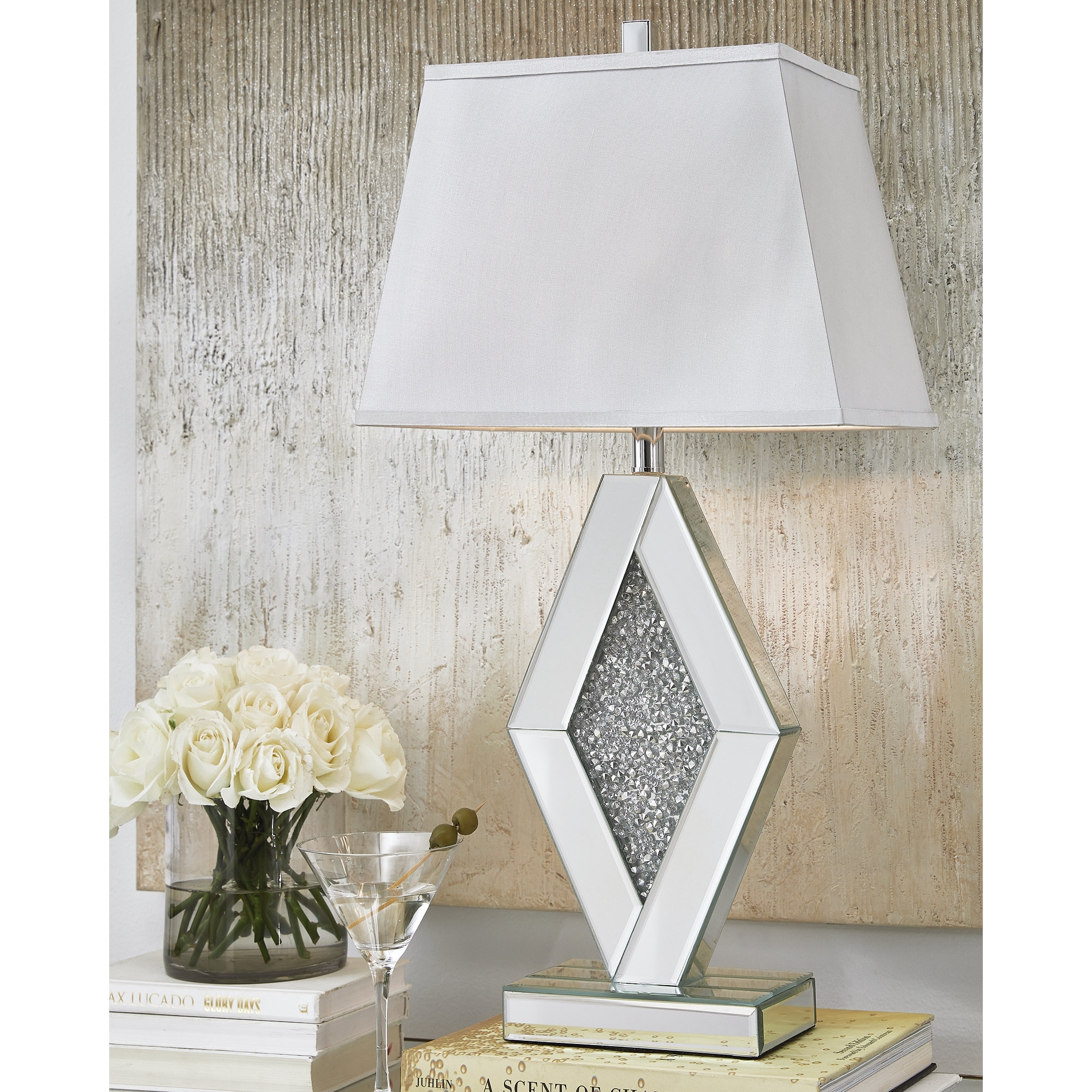 Prunella Silver Table Lamp - 30 in - Mycitystee