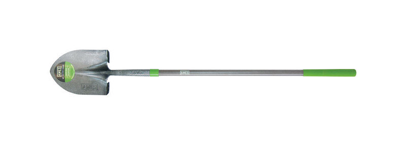 Ames 61 in. Steel Round Digging Shovel Fiberglass Handle - Mycitystee