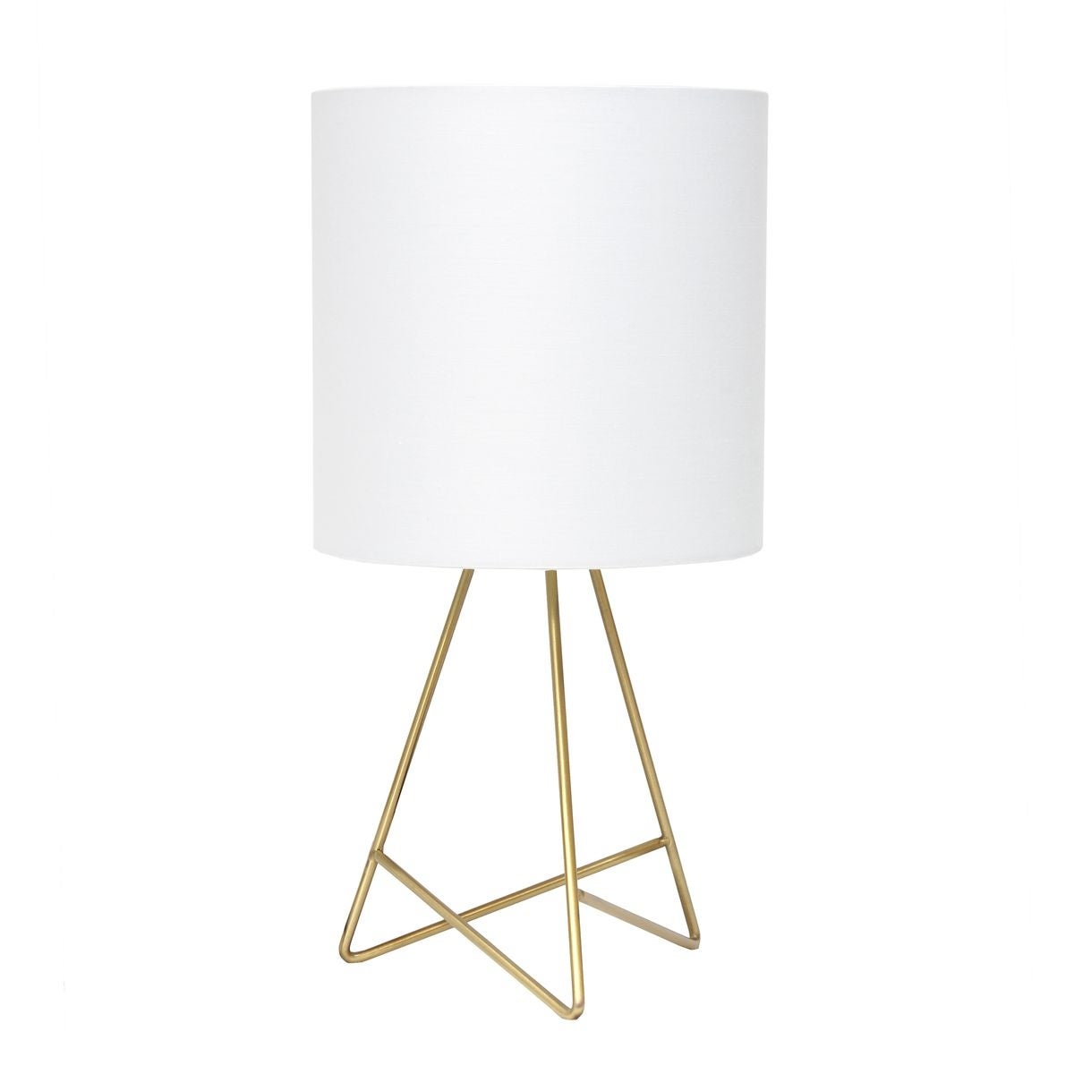 Simple Designs Down to the Wire Table Lamp with Fabric Shade - 7