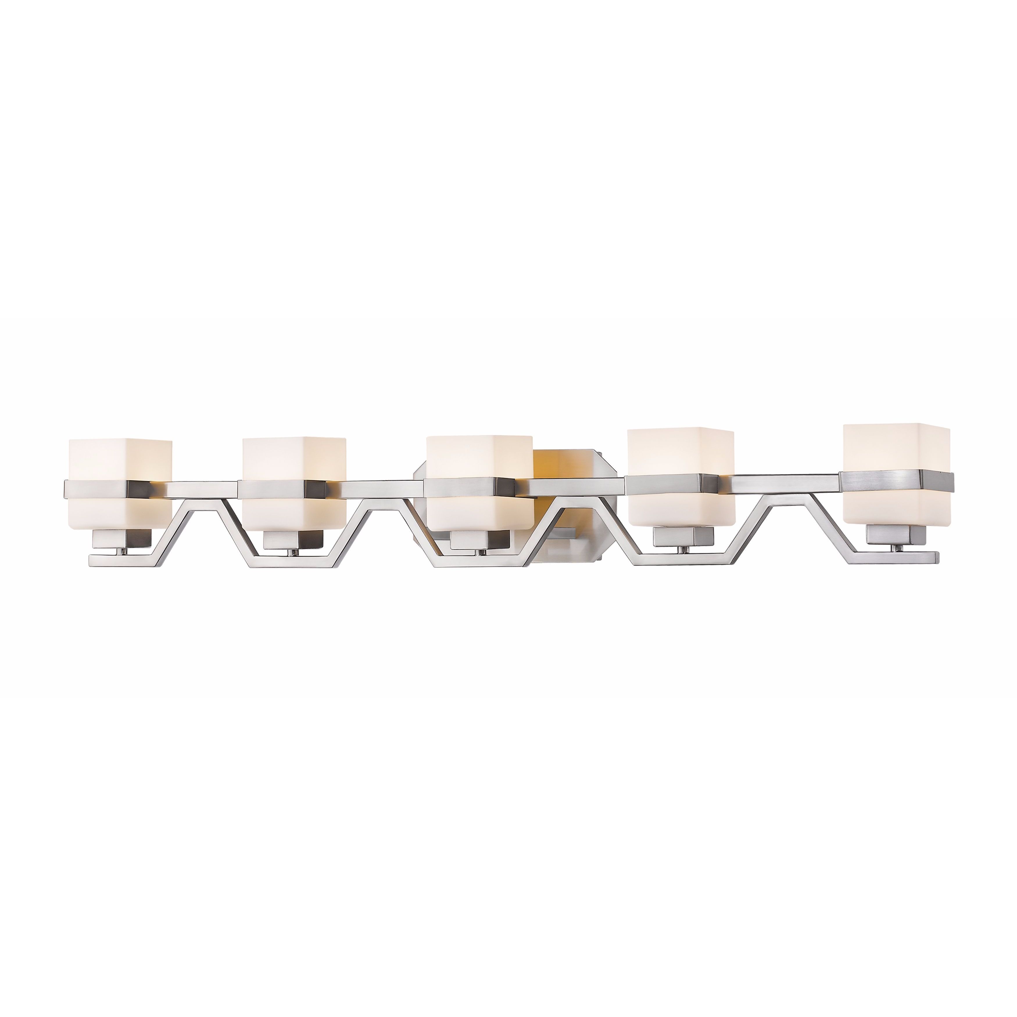 Ascend 5 Light Vanity Light - Brushed Nickel - Mycitystee