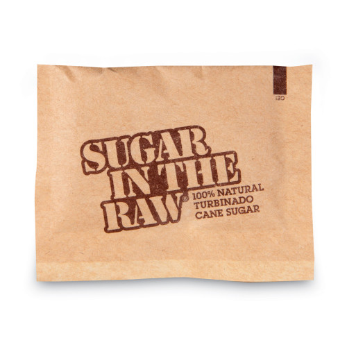 Sugar in the Raw Unrefined Sugar Made From Sugar Cane， 200 Packets/Box (00319) - Mycitystee