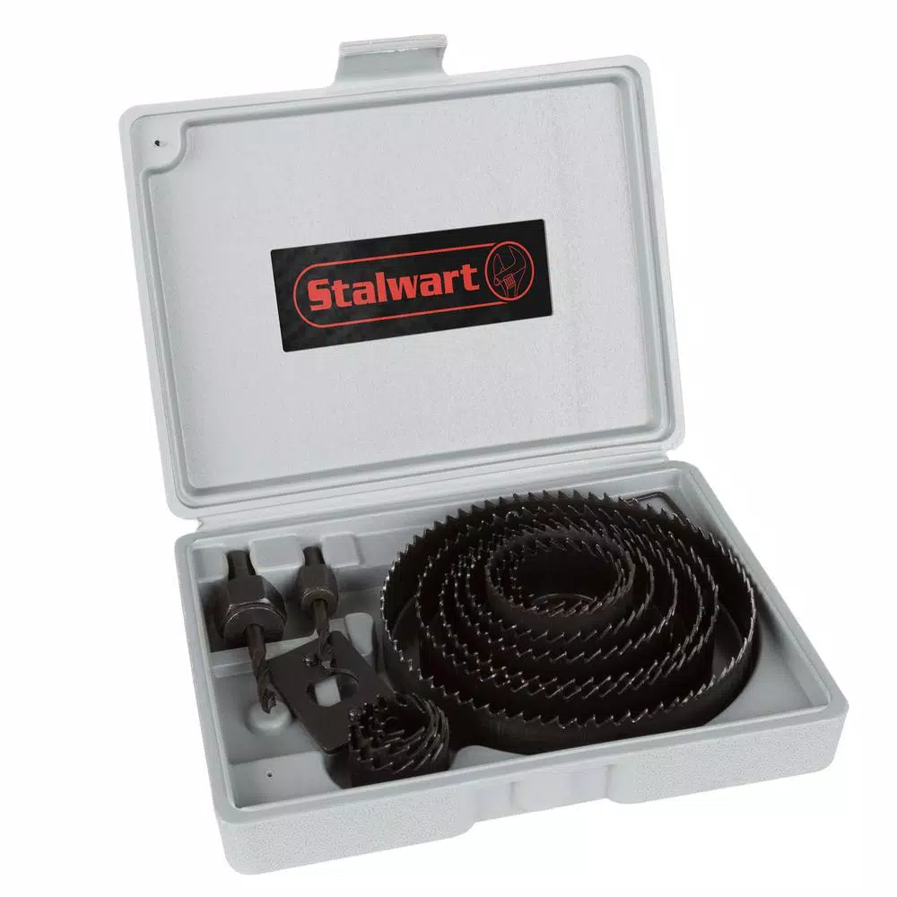 Stalwart 16-Piece Hole Saw Kit and#8211; XDC Depot - Mycitystee