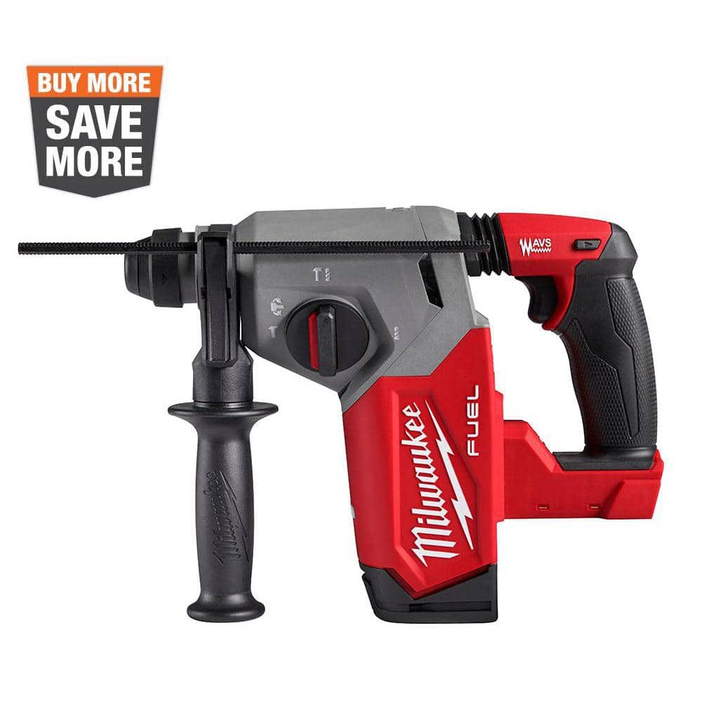 Milwaukee M18 FUEL 18V Lithium-Ion Brushless Cordless 1 in. SDS-Plus Rotary Hammer (Tool-Only) 2912-20 - Mycitystee