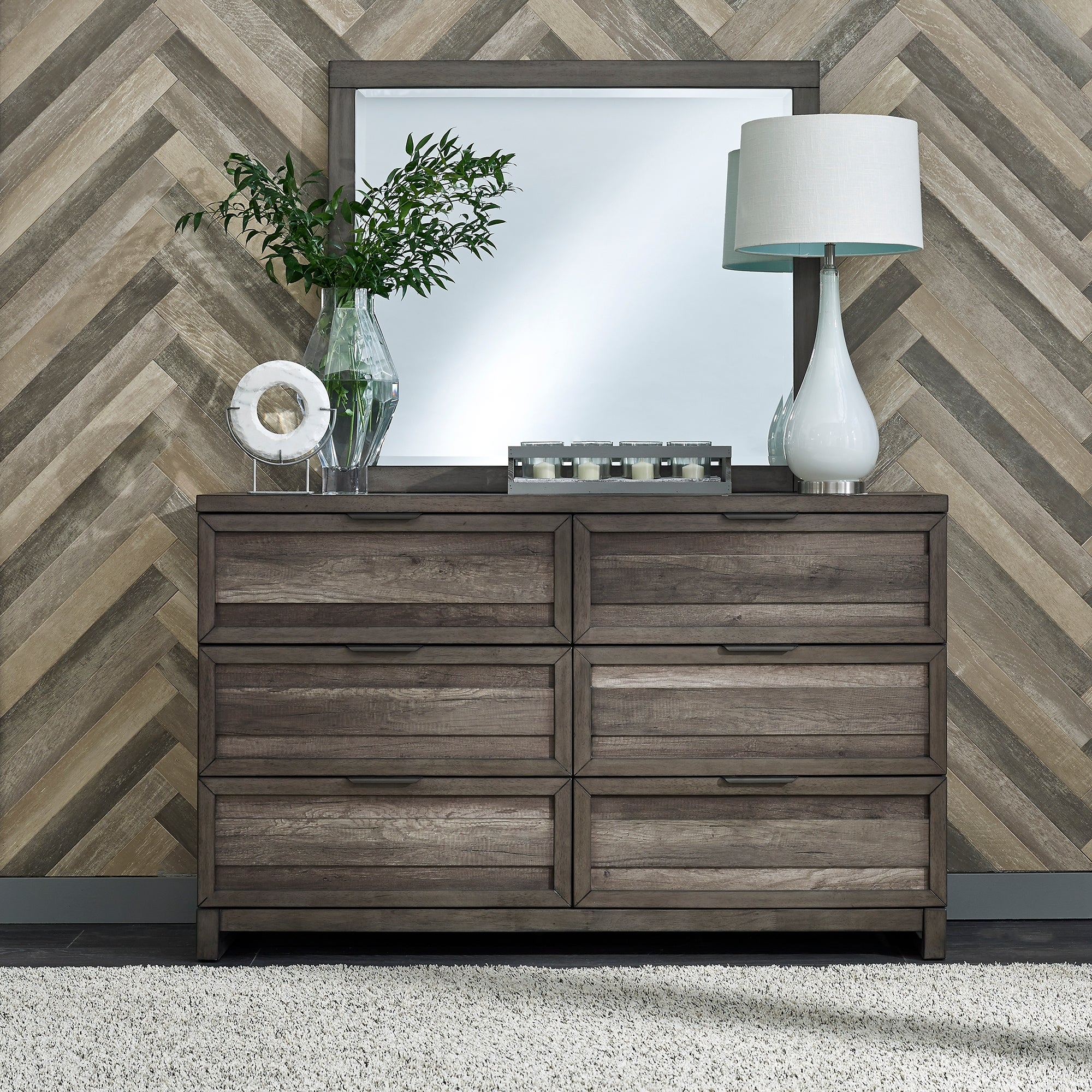 Tanners Creek Greystone Dresser and Mirror - - 28741533 - Mycitystee