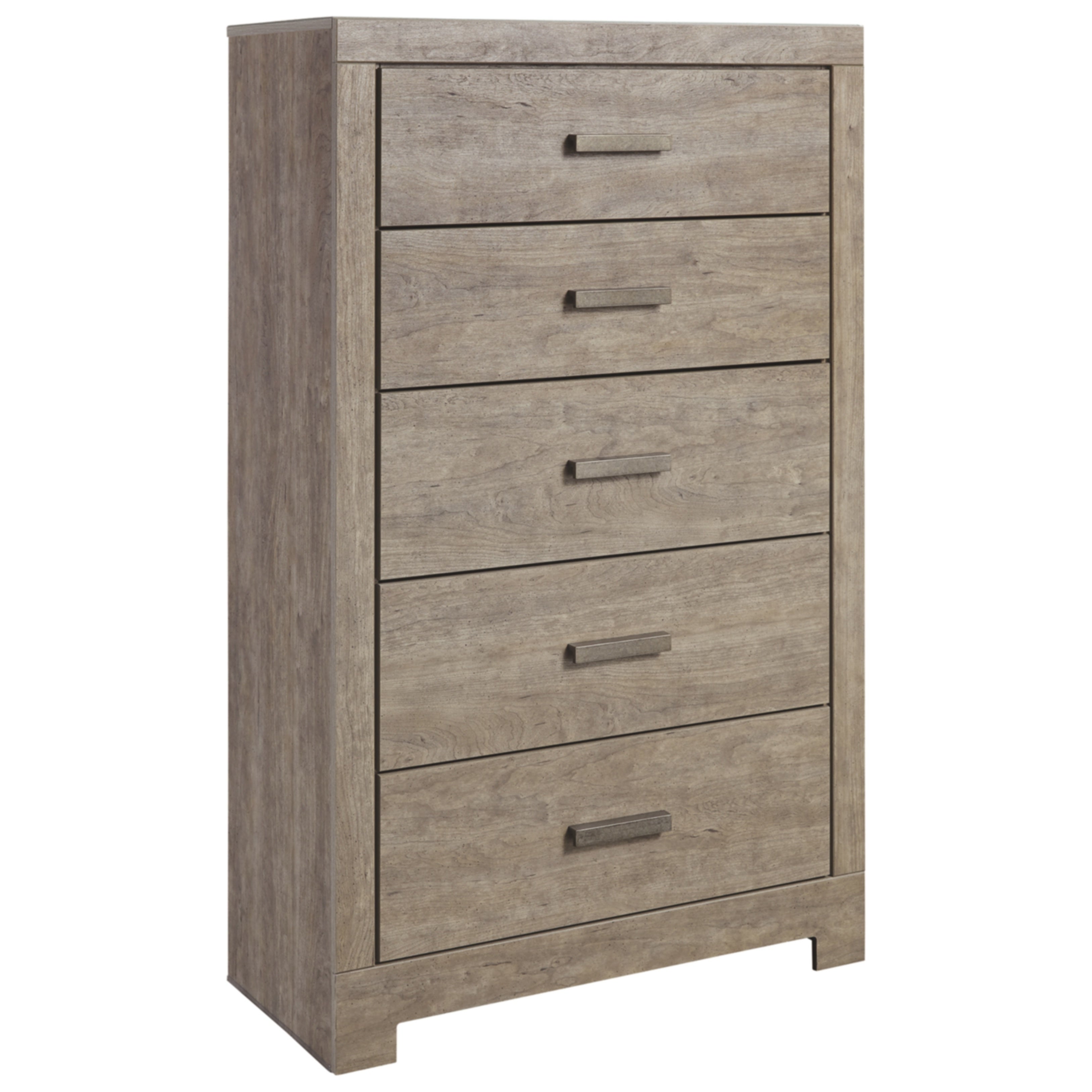 Signature Design by Ashley Balnain Grey 5-drawer Chest - - 14282121 - Mycitystee