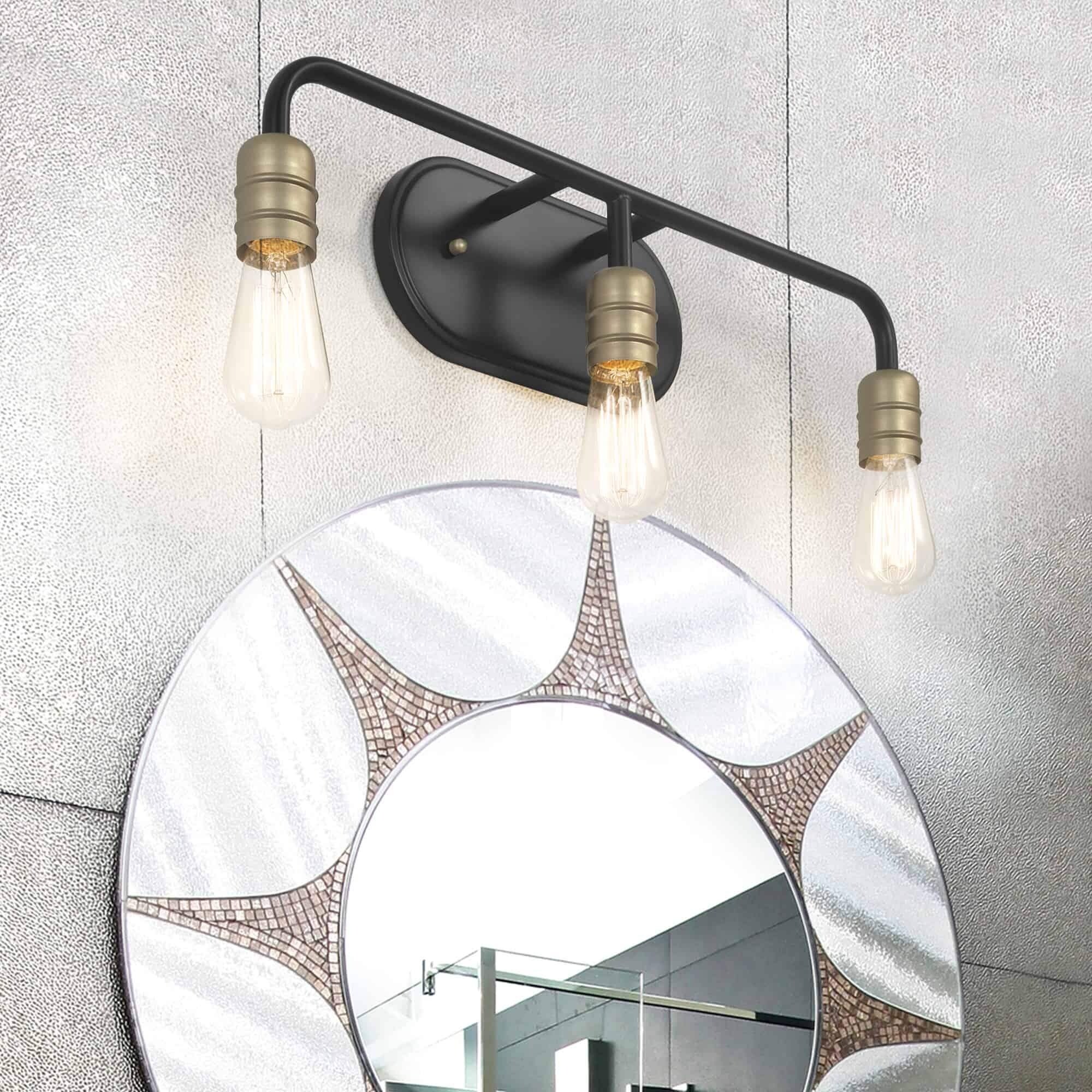 Acroma 3 Light Modern Bathroom Vanity Lights-UL - N/A - Mycitystee
