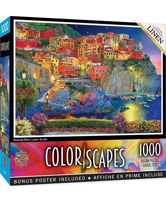 MasterPieces Puzzles Colorscapes - Evening Glow 1000 Piece Adult Jigsaw Puzzle - Mycitystee