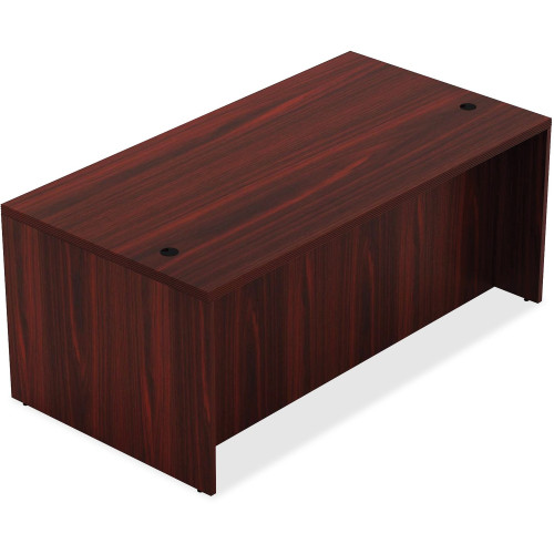 Lorell Chateau Series Mahogany Laminate Desking Table Desk (34304) - Mycitystee