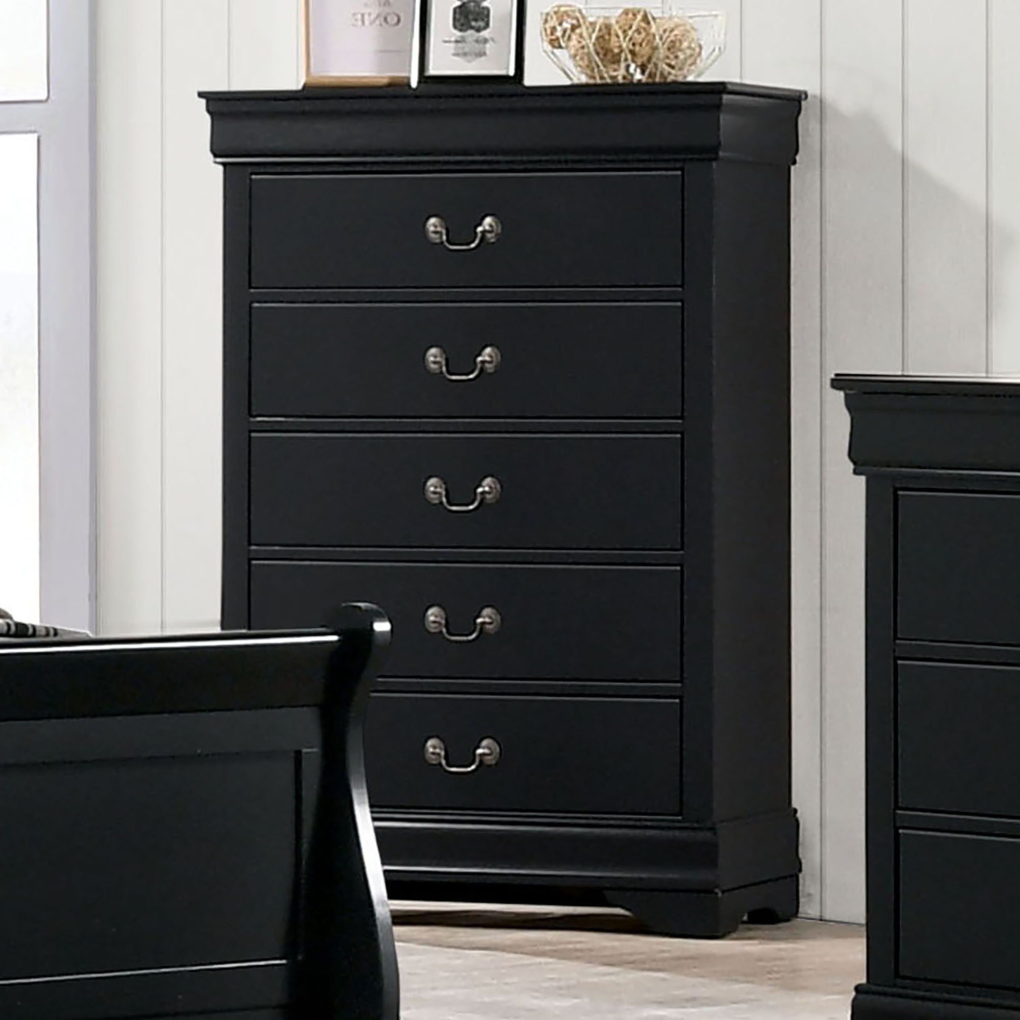 Furniture of America Lavina Transitional 5-drawer Bracket Feet Chest - - 35568641 - Mycitystee
