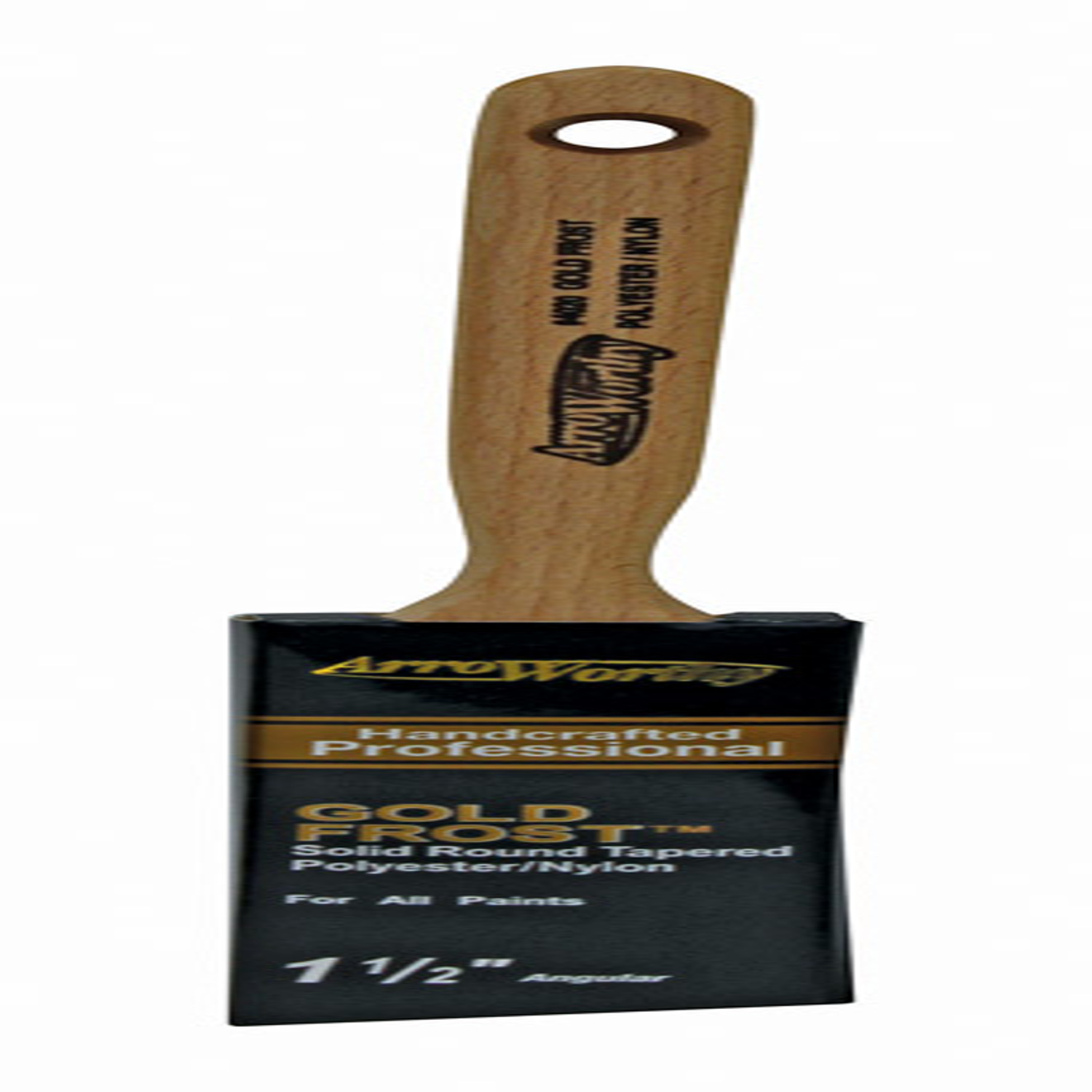 ArroWorthy Gold Frost 1-1/2 in. Angle Paint Brush - Mycitystee