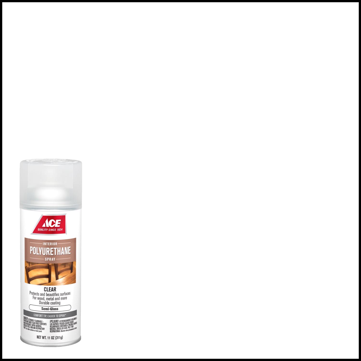 Ace Interior Semi-Gloss Clear Polyurethane Spray 11 oz - Mycitystee