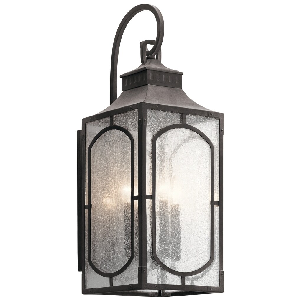 Kichler Lighting Bay Village Collection 4-light Weathered Zinc Outdoor Wall Lantern - Mycitystee