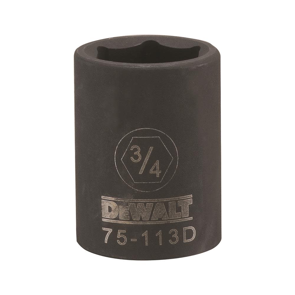 DEWALT 1/2 Drive X 3/4 6PT Standard Impact Socket DWMT75113OSP from DEWALT - Mycitystee