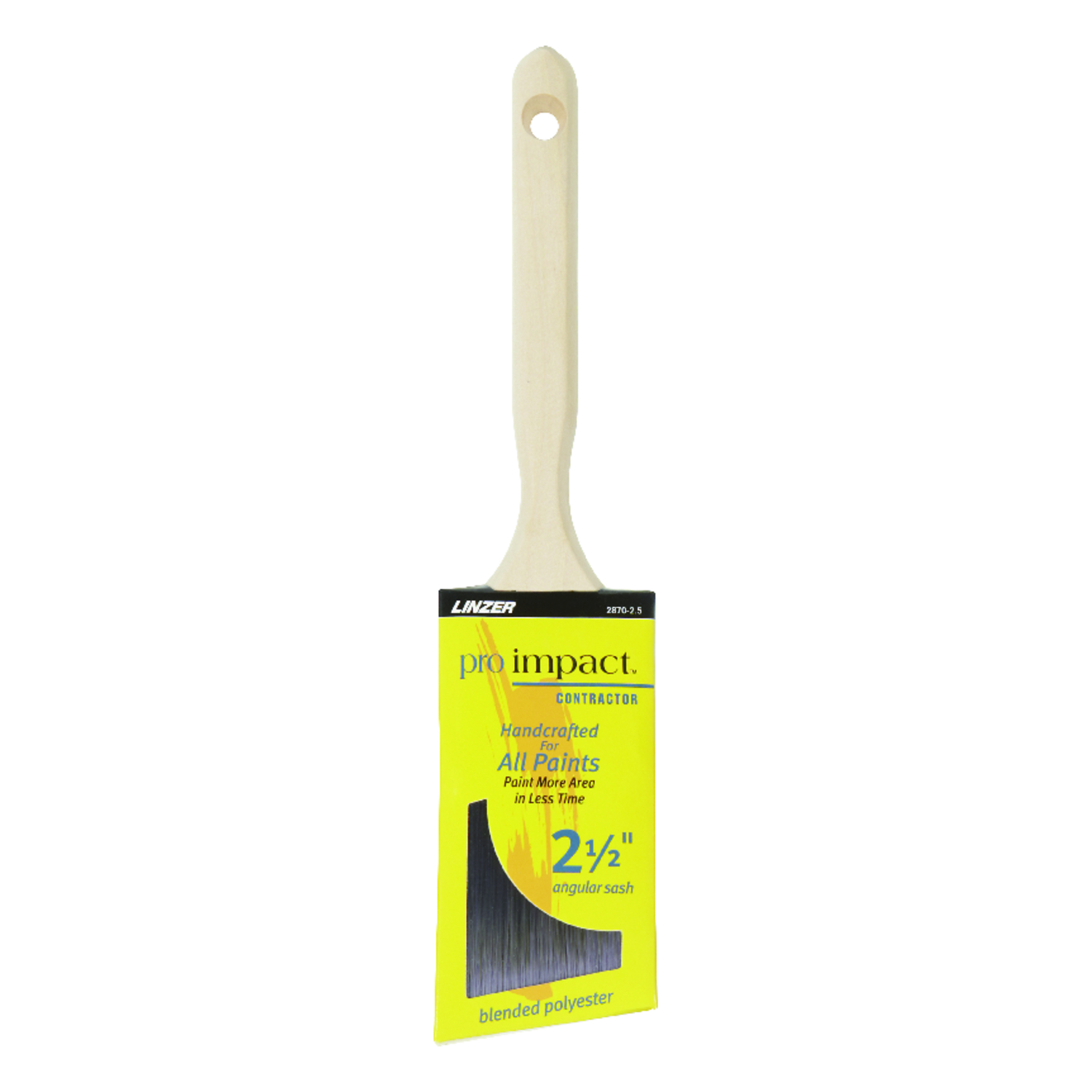 Linzer Pro Impact 2-1/2 in. Angle Trim Paint Brush - Mycitystee
