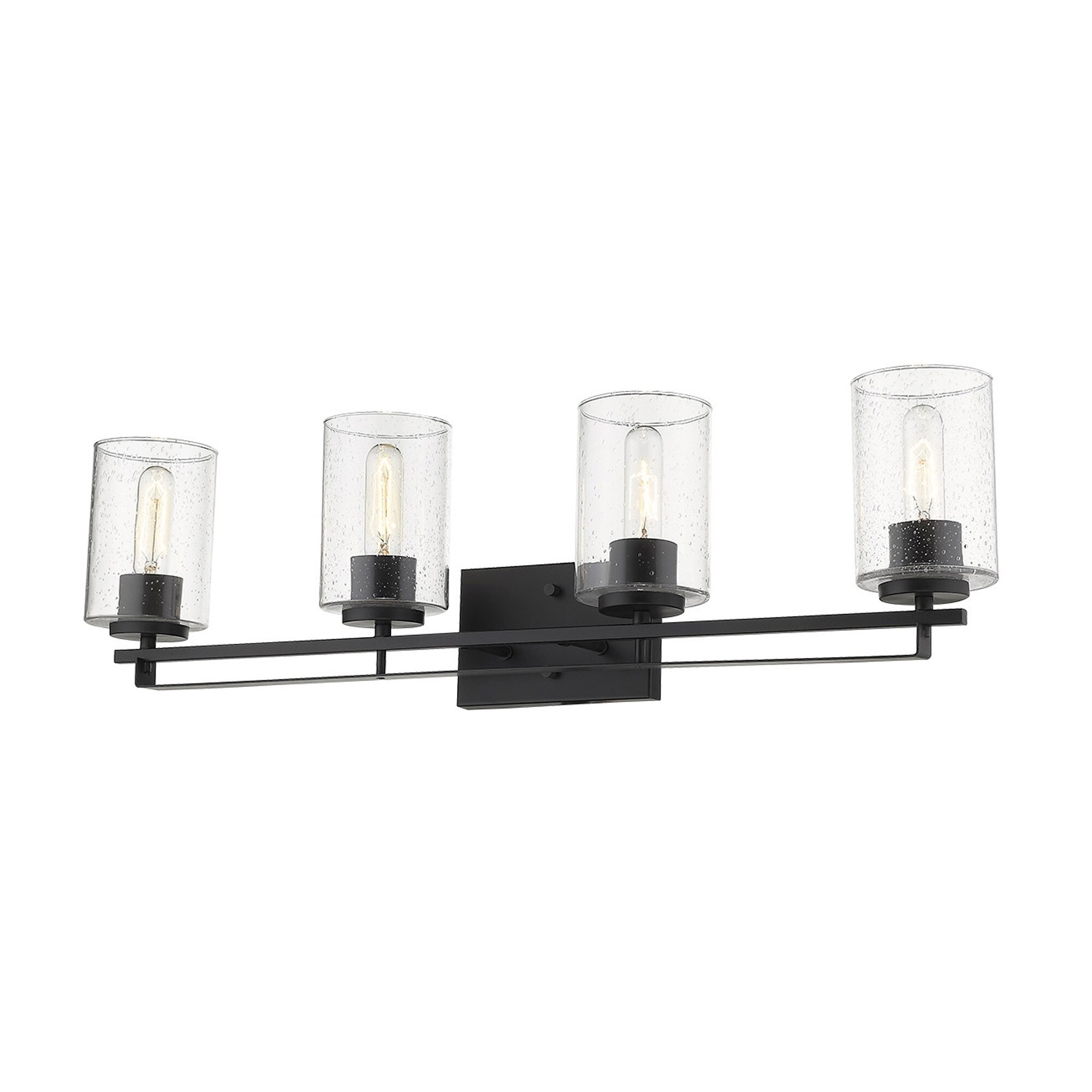 Orella 4-light Matte Black Wall Sconce - Mycitystee