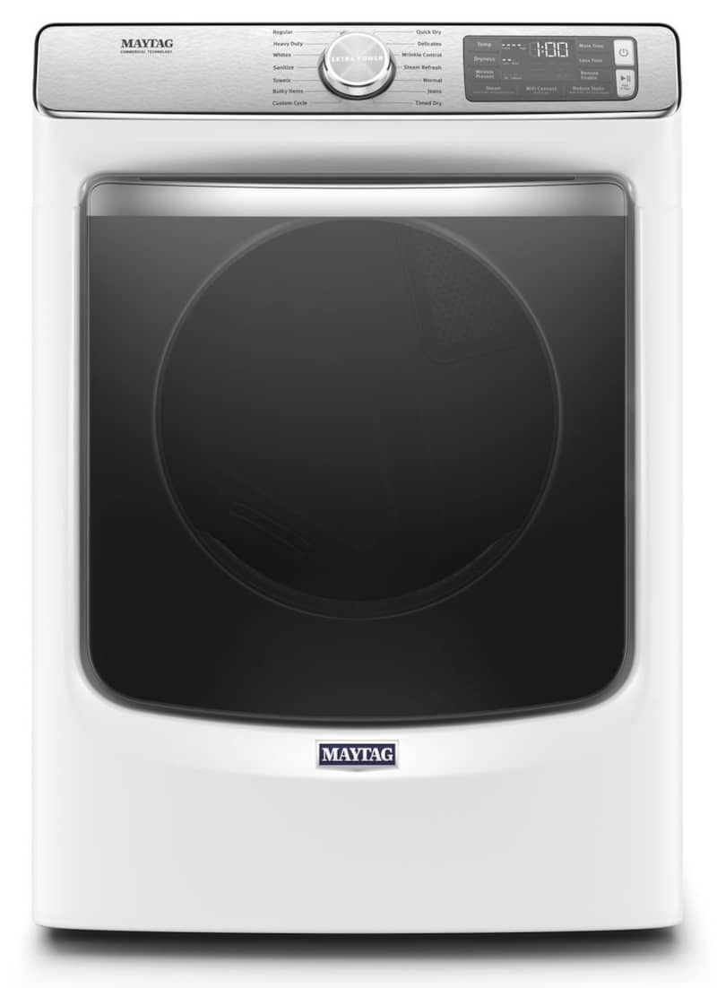 Maytag ADA 7.3 Cu. Ft. White Smart Front Load Electric Dryer With Extra Power And Advanced Moisture Sensing With Industry-Exclusive Extra Moisture Sen - Mycitystee