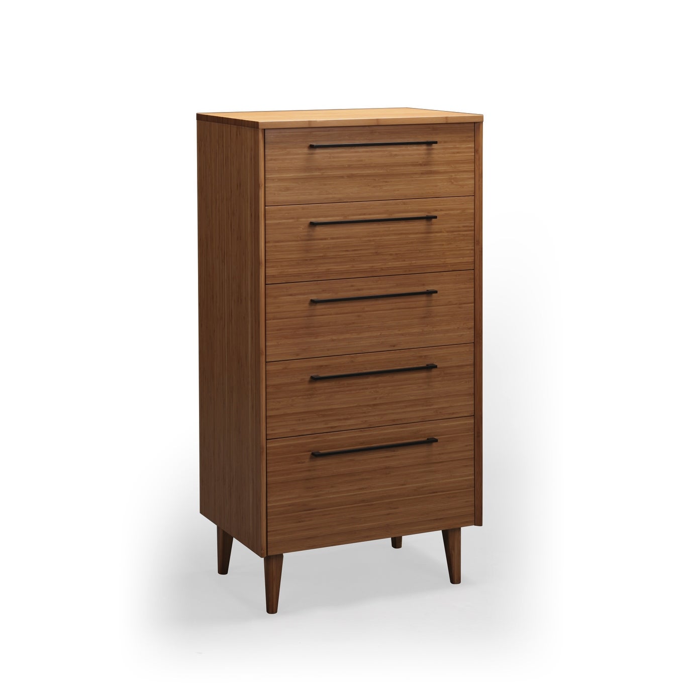 Greenington Sienna Five Drawer High Chest， Caramelized - - 20583680 - Mycitystee