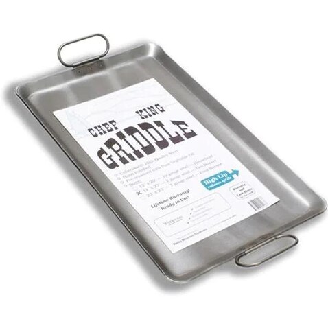 Rocky Mountain Chef King 14 X 23 Inch Steel Griddle - Mycitystee