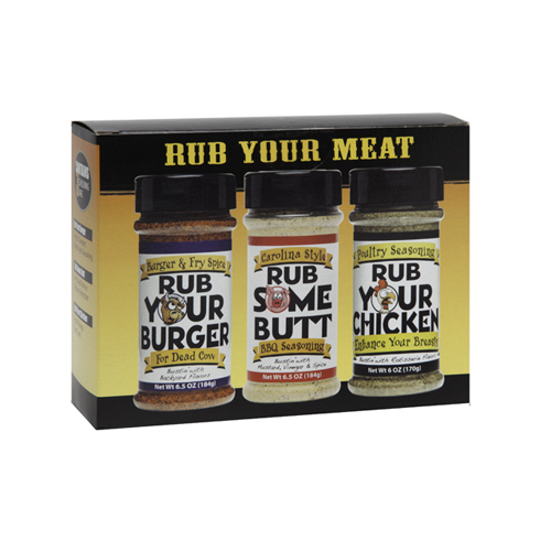 Rub Some OW89065-16 Fun Pack BBQ Rub， 19-oz  pack of 3 - Mycitystee
