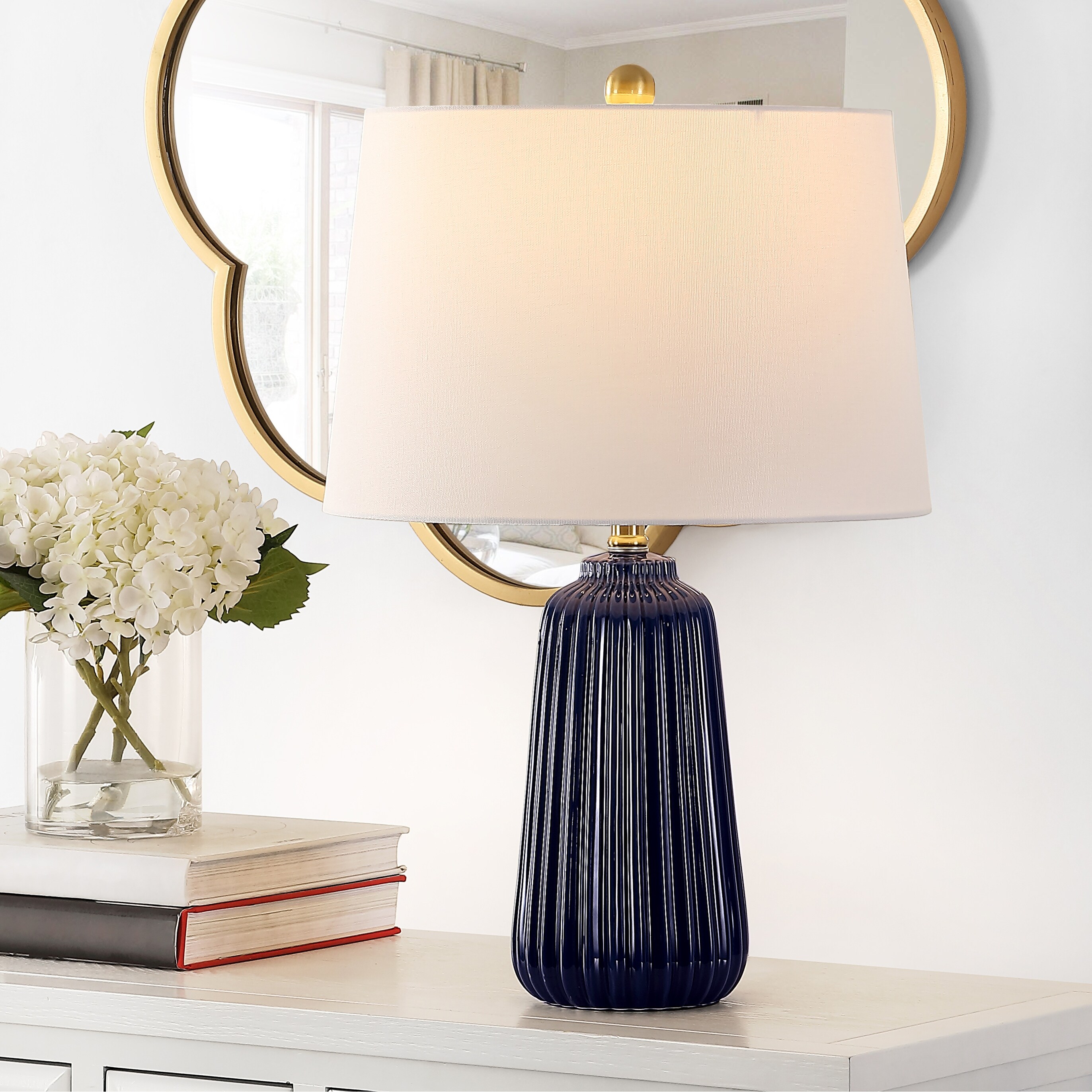 SAFAVIEH Lighting 24-inch Sawyer Ceramic Table Lamp - 15