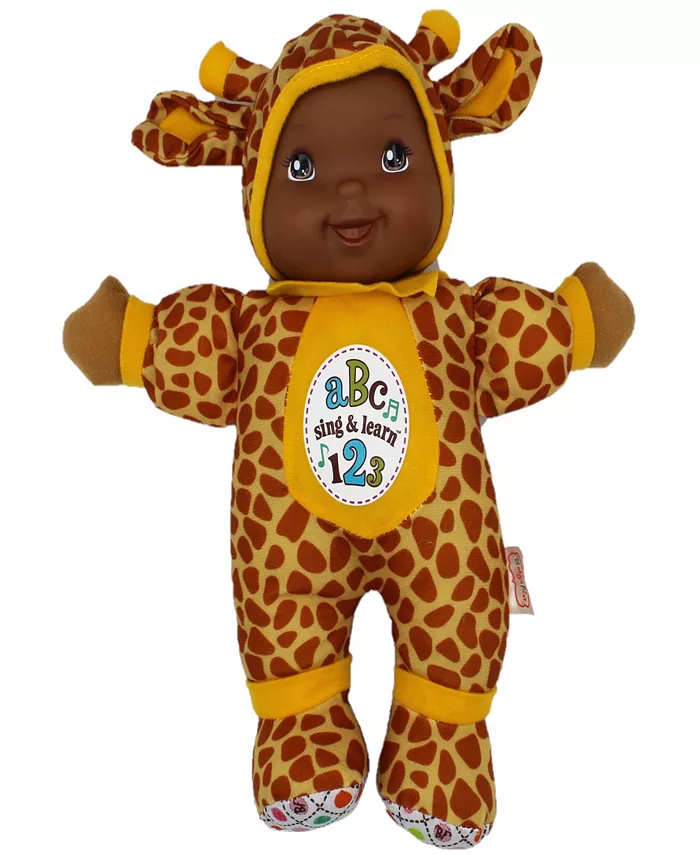 Baby's First by Nemcor Goldberger Doll Sing Learn Giraffe African-American - Mycitystee