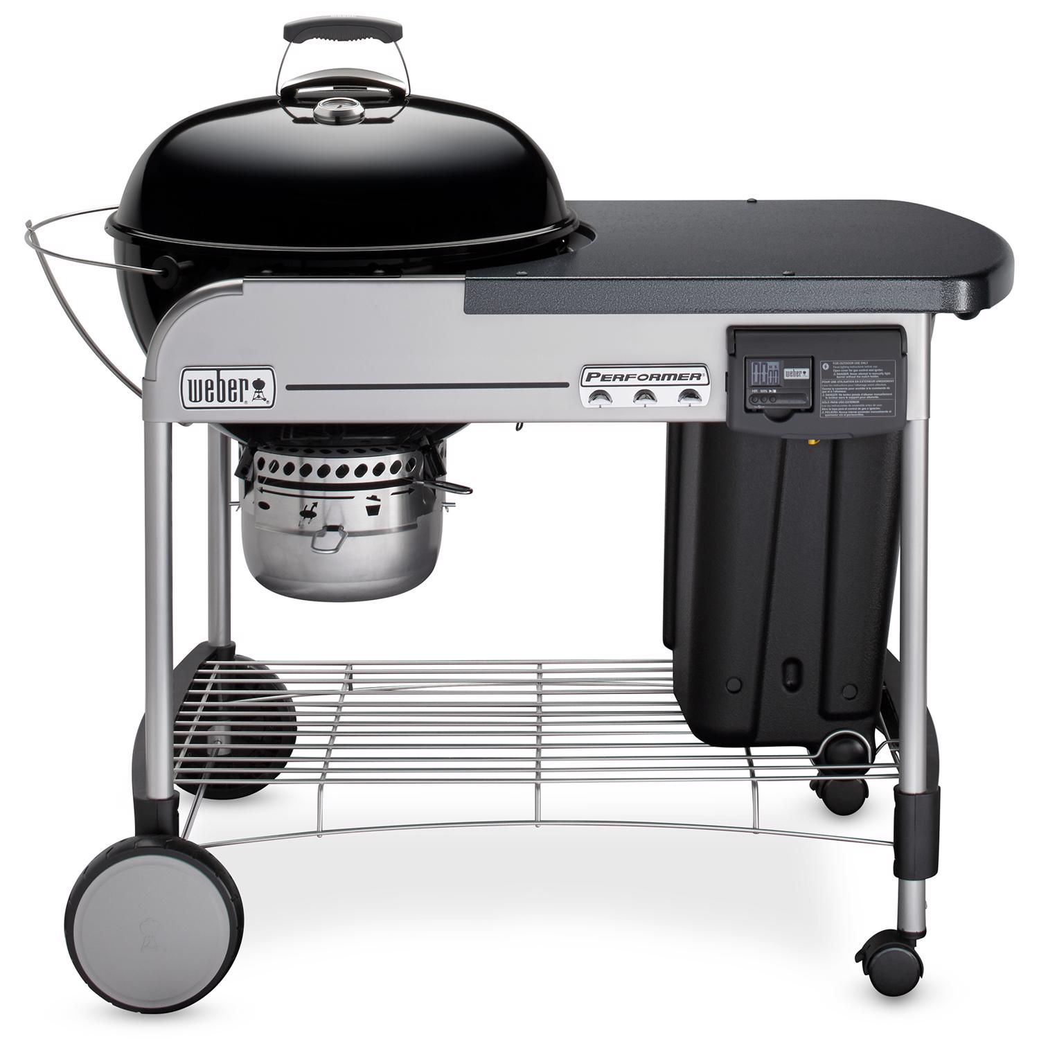 Weber 22 in. Performer Deluxe Charcoal Grill Black - Mycitystee