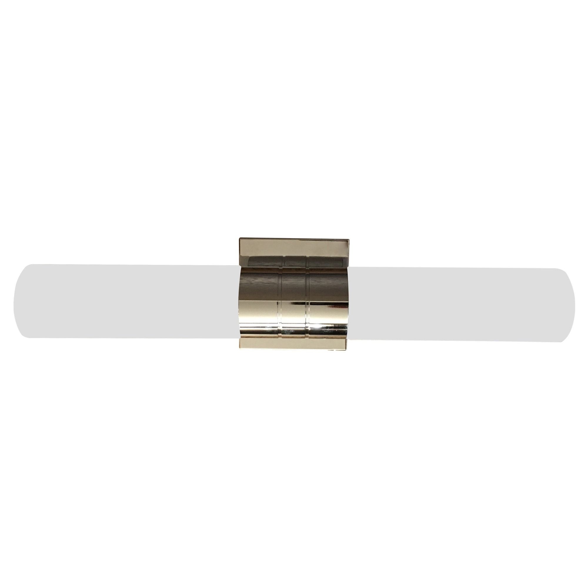2 Way Vanity Light in Chrome and Opal Glass - Chrome and Opal Glass - 4.5L x 5W x 13.5H in. - Mycitystee