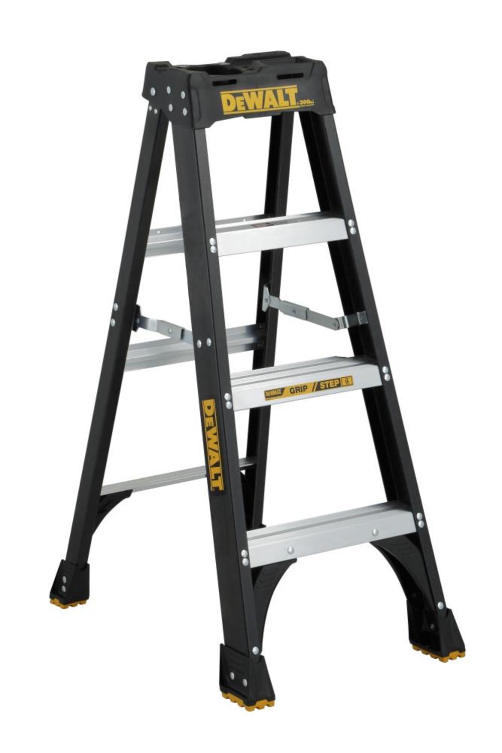 4' Fiberglass Step ladder 300 lbs - Mycitystee