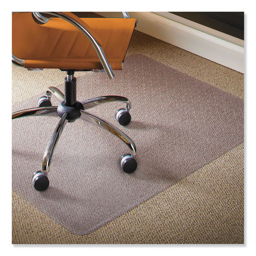 ES Robbins Natural Origins Chair Mat for Carpet， 46 x 60， Clear (141052) - Mycitystee