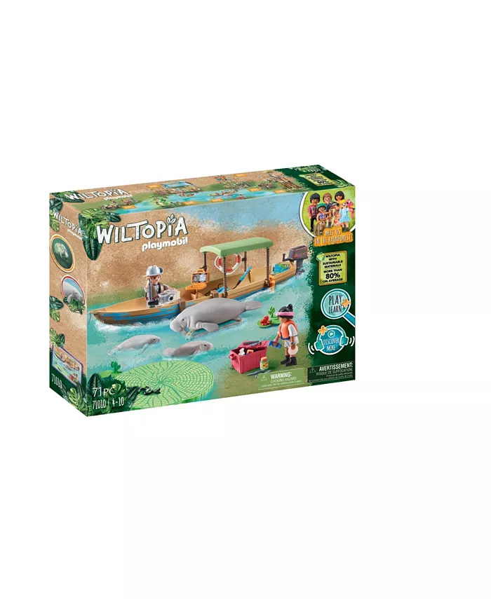 PLAYMOBIL Wiltopia Boat Trip to the Manatees - Mycitystee