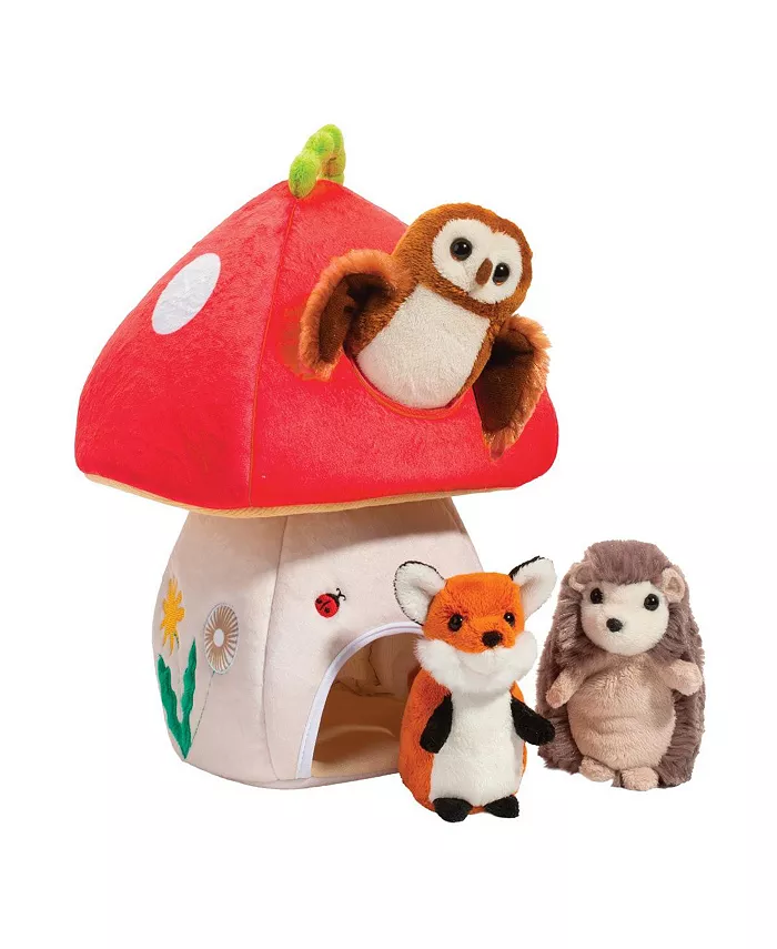 Douglas Woodland Mushroom Finger Puppet Play Set - Mycitystee