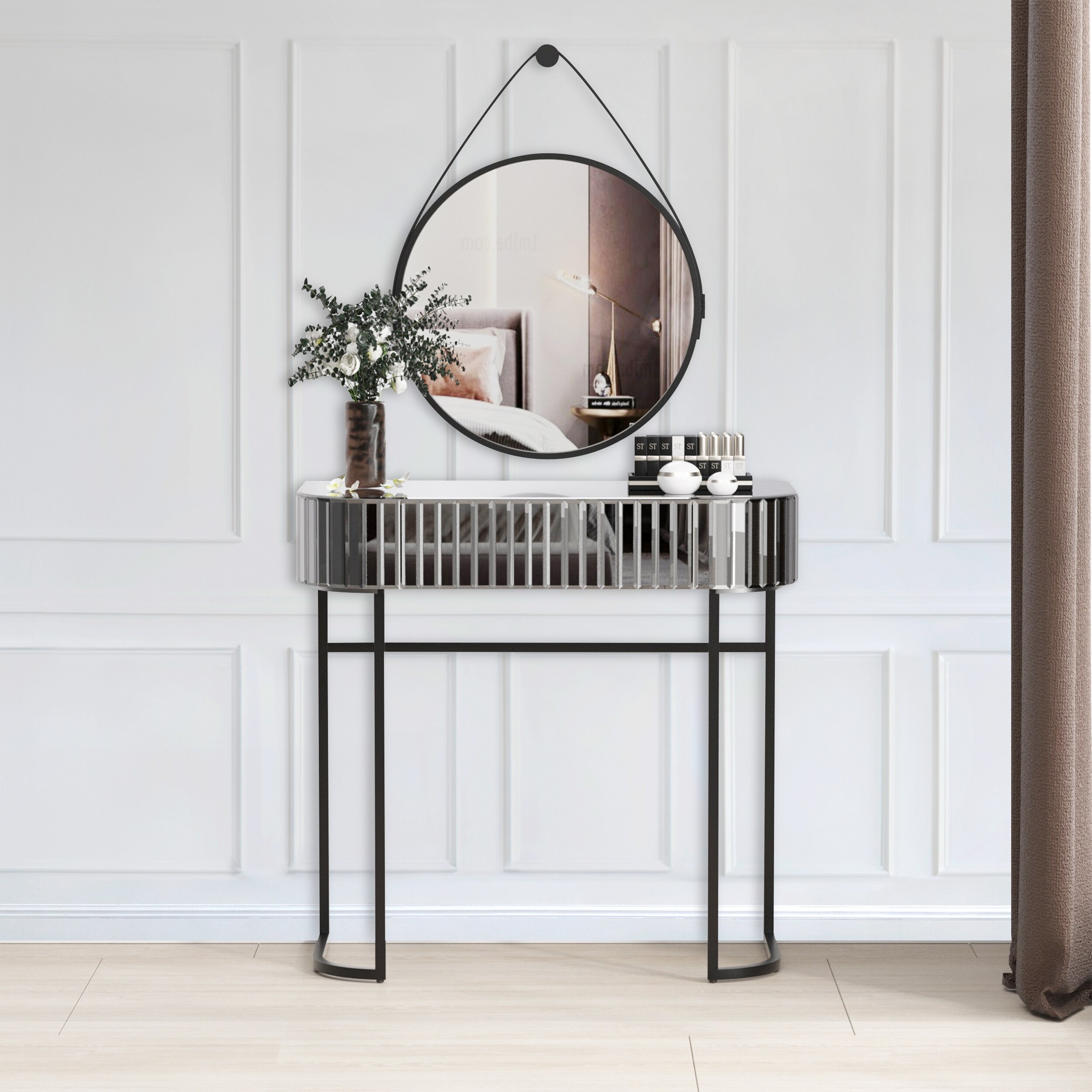 Yanzel Mirrored Glass Dressing Table - - 35859983 - Mycitystee