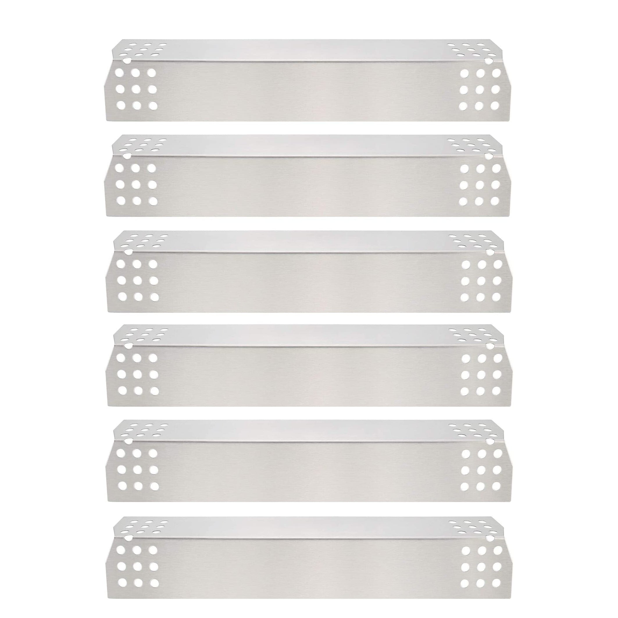Grill Heat Plates for Nexgrill 720-0896CG, 720-0896CP, 720-0896BK Grills, 6 Pcs Stainless Steel Kit 14 9/16 x 3 3/8'' - Mycitystee