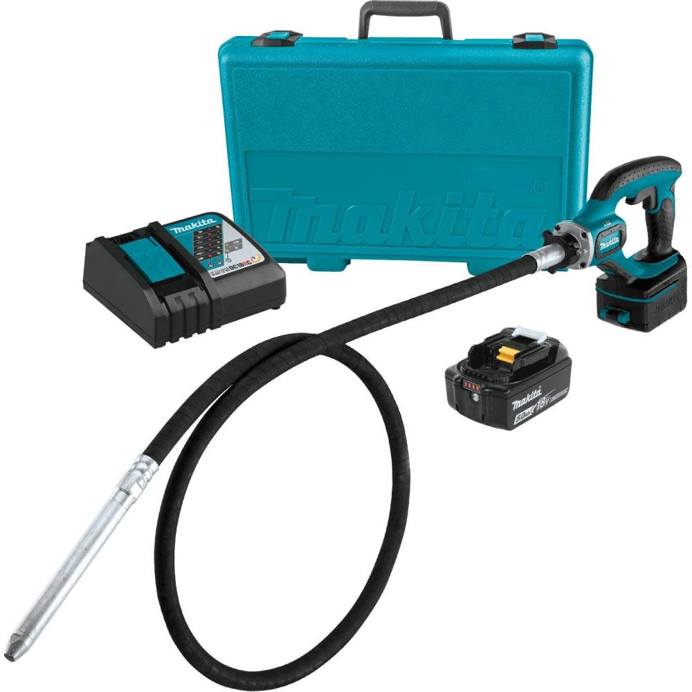18V LXT Lithium-Ion Cordless 8 Ft. Concrete Vibrator Kit (5.0Ah) - Mycitystee
