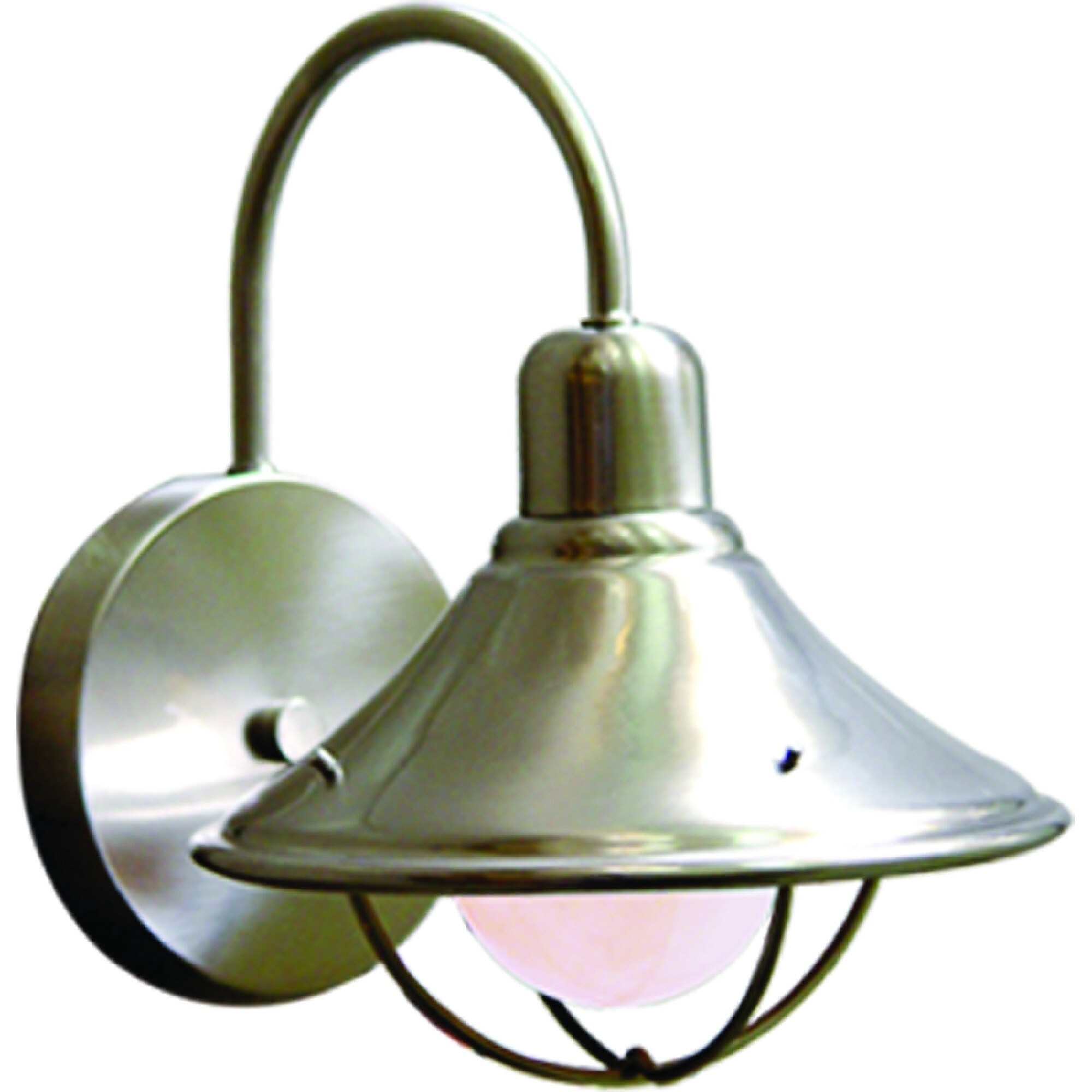 Volume Lighting 1-Light Outdoor Brushed Nickel Wall Mount Shopping - The Best Deals on Outdoor Wall Lanterns | 36024237 - Mycitystee