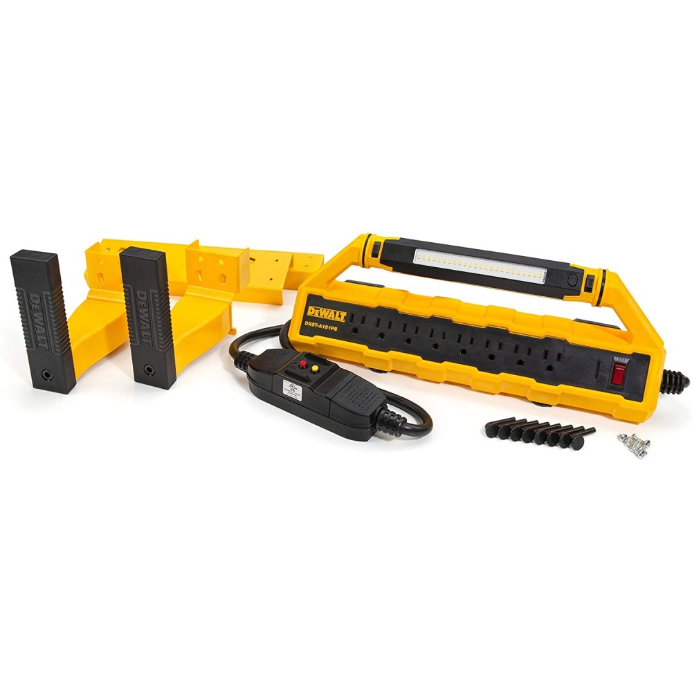 DEWALT 15A GCFI Power Station with Work Light and Cord Minder Kit DXSTA151PS from DEWALT - Mycitystee