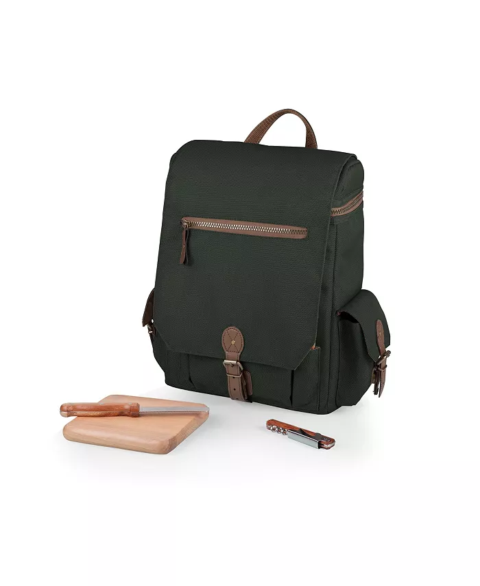 Picnic Time Legacyandreg by Khaki Moreno 3-Bottle Wine Cheese Tote - Mycitystee