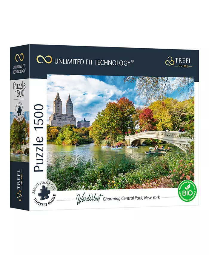 Trefl Prime 1500 Piece Puzzle- Wanderlust Charming Central Park， New York - Mycitystee