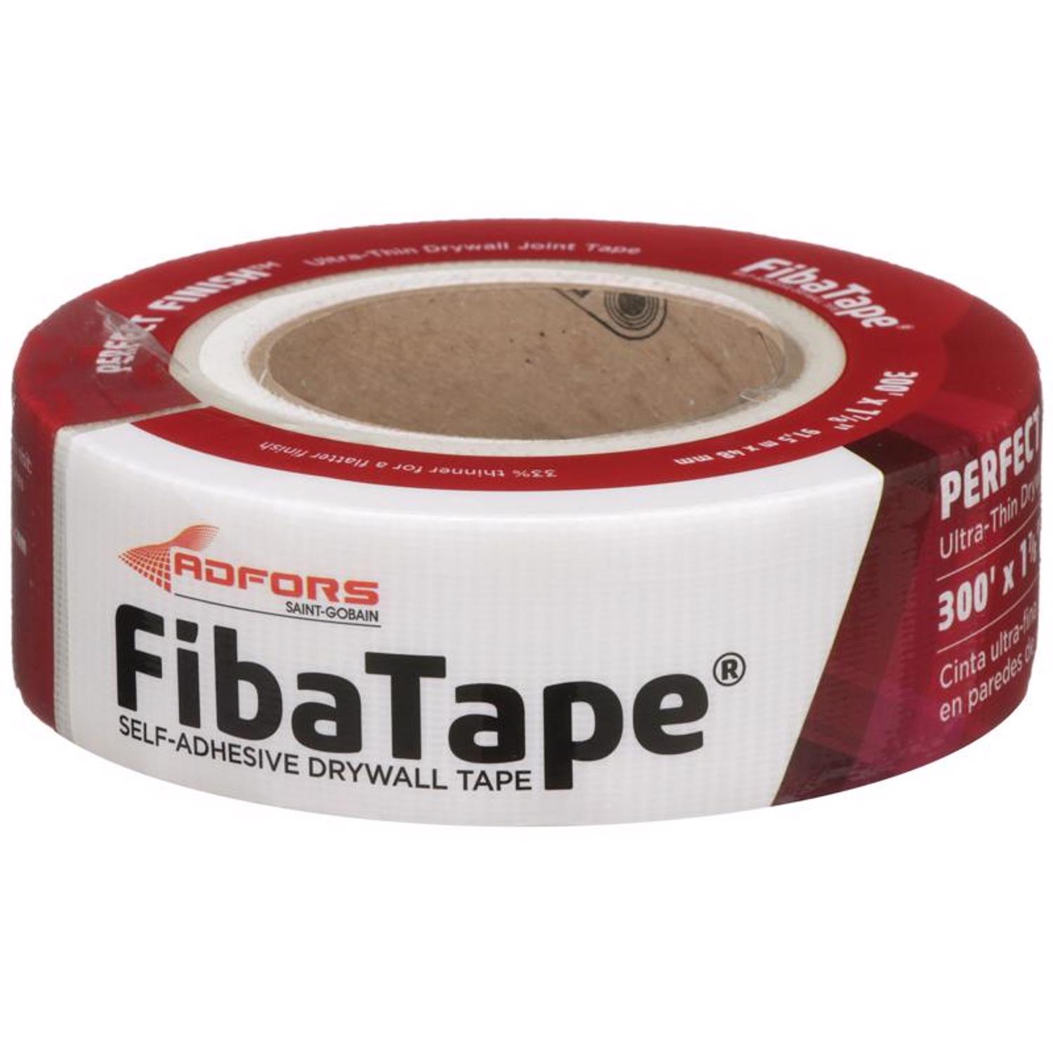 Saint-Gobain ADFORS Fiba Tape 300 ft. L X 1-7/8 in. W Fiberglass Mesh White Self Adhesive Drywall Jo - Mycitystee
