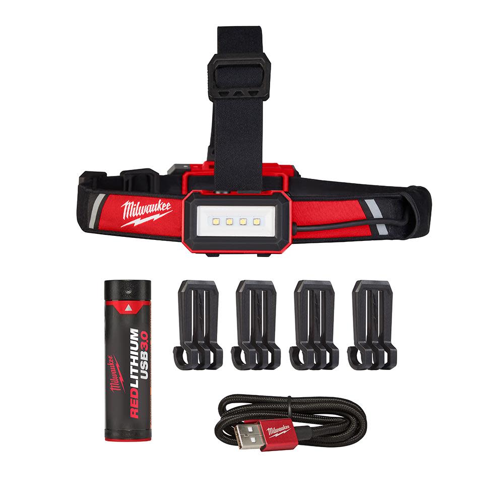 Milwaukee Headlamp USB Rechargeable Low-Profile 2115-21 from Milwaukee - Mycitystee